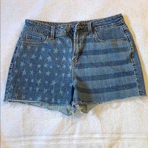 Denim shorts